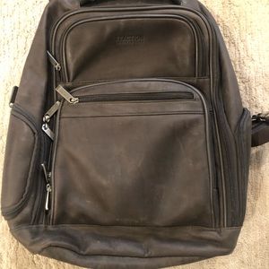 Kenneth Cole reaction leather laptop backpack